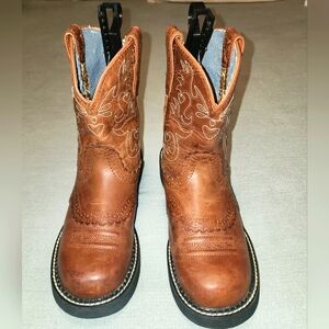 Ariat FatBaby Brown Western Cowboy Boots Women's Size 7.5